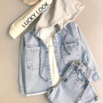 کت جین کلاه دار LUCKY LOOK