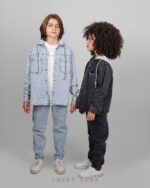 کت جین کلاه دار LUCKY LOOK - تصویر 18