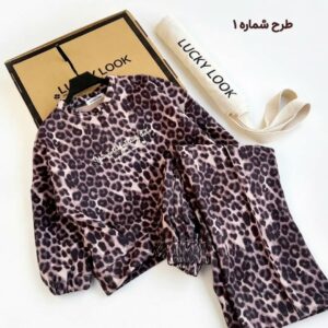 کراپ شلوار پلنگی LUCKY LOOK