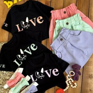 کراپ شلوارک love
