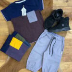 تی شرت شلوارک کتان کاغذی - تصویر 4