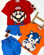 تی شرت شلوارک ماریو - تصویر 3