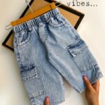 شلوارک کارگو جین