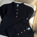 پیراهن مشکی آستین کوتاه