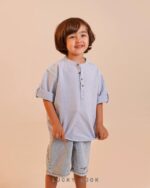 پیراهن یقه دیپلمات ترک عیدانه LUCKY LOOK - تصویر 9