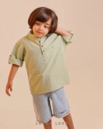 پیراهن یقه دیپلمات ترک LUCKY LOOK - تصویر 2