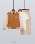 3 تیکه اسپرت (بامبر،شلوار وتیشرت)  LUCKY LOOK - تصویر 5