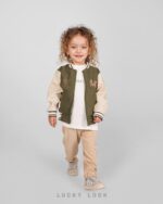 3 تیکه اسپرت (بامبر،شلوار وتیشرت)  LUCKY LOOK - تصویر 4