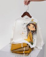 بلوز شلوار دختر گنجشک LUCKY LOOK - تصویر 2