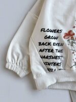 بلوز شلوار  Flower girl دخترانه چاپی LUCKY LOOK - تصویر 3
