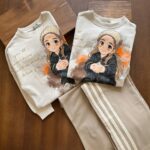 بلوز شلوار آوین دخترانه چاپی LUCKY LOOK - تصویر 4