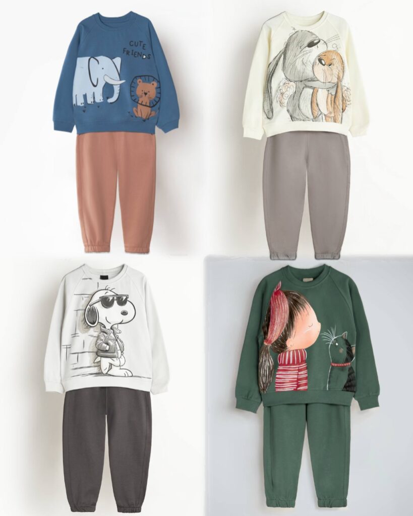 بلوز شلوار چاپی AKU