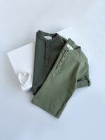 پیراهن یقه دیپلمات ترک عیدانه LUCKY LOOK - تصویر 7