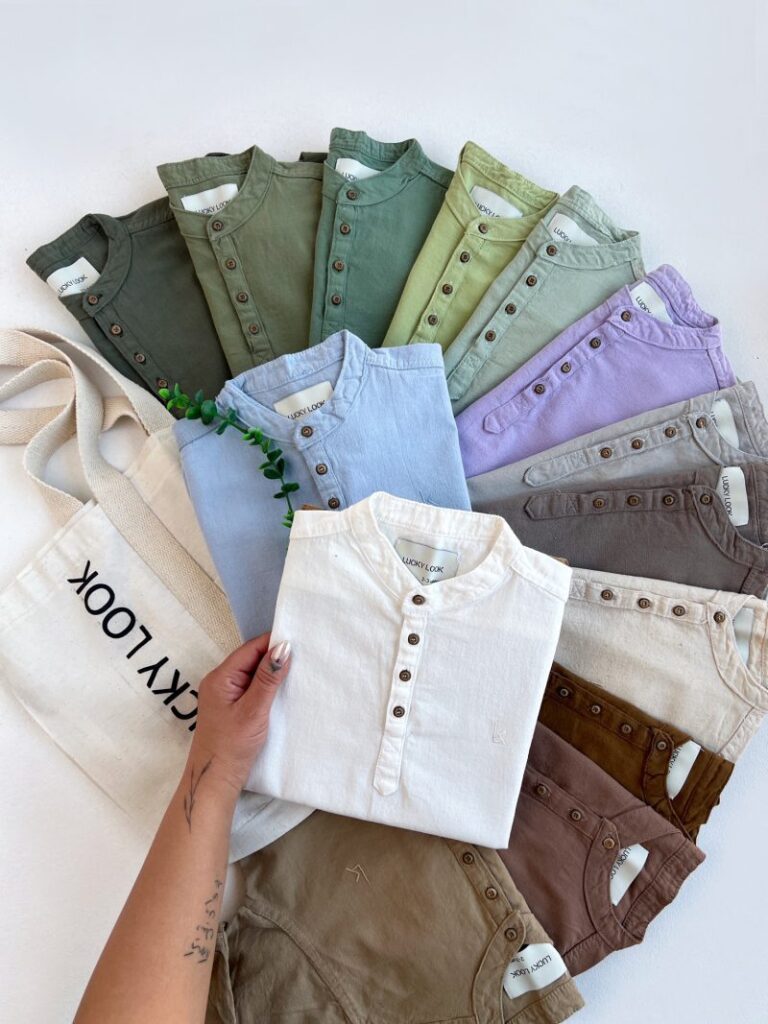 پیراهن یقه دیپلمات ترک عیدانه LUCKY LOOK