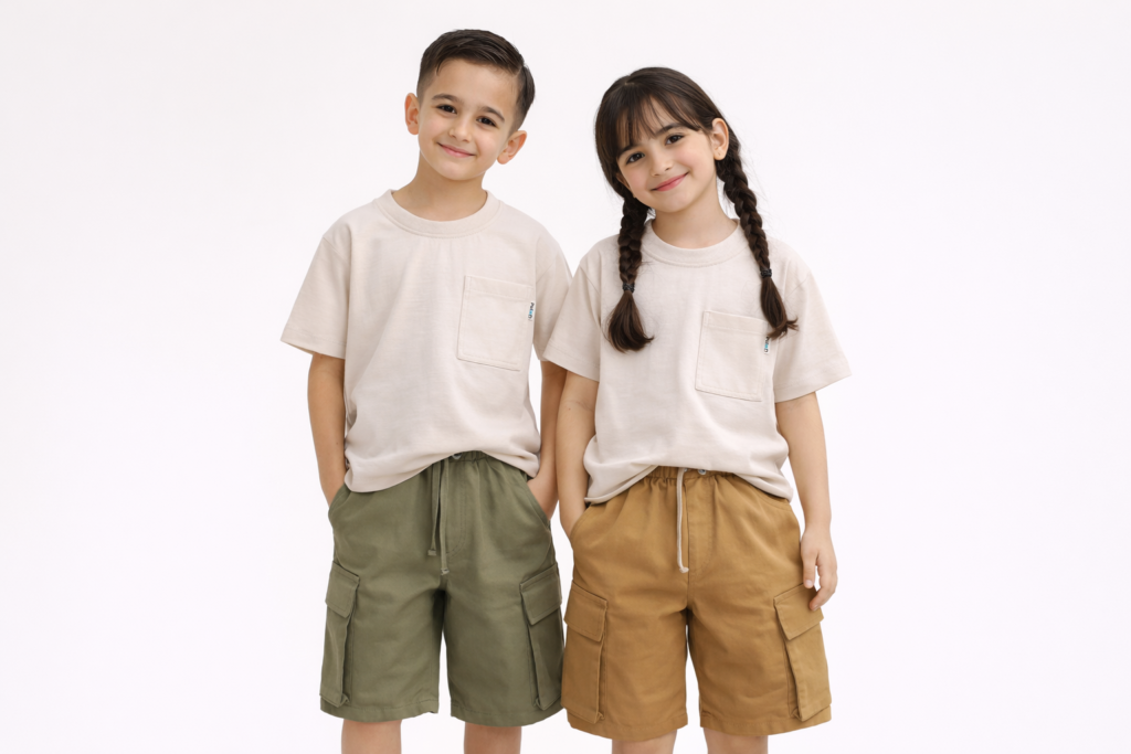 تی شرت شلوارک کتان شارک