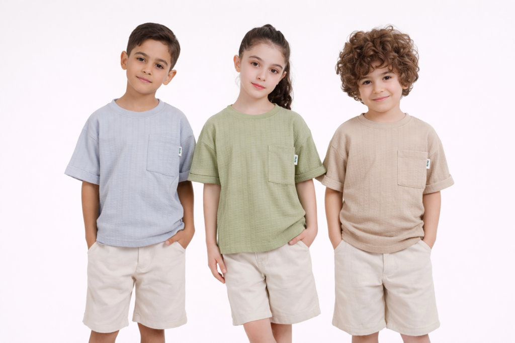 تی شرت شلوارک ژاکارد